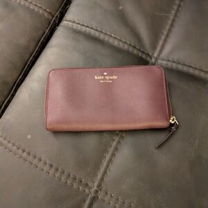 Kate Spade Plum Zip Wallet